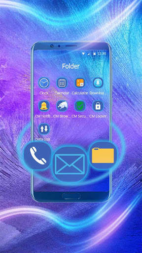Purple Snow Mountain Theme screenshot 2