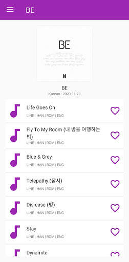 BTS Lyrics Offline screenshot 2