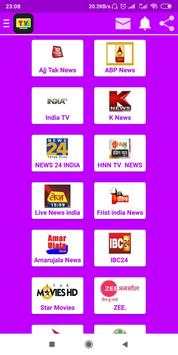 Live TV Channel HD - Live Free TV on Mobile screenshot 7