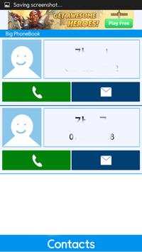 Mini Big contacts screenshot 1