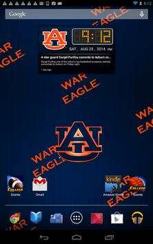 Auburn Tigers Live Clock screenshot 7