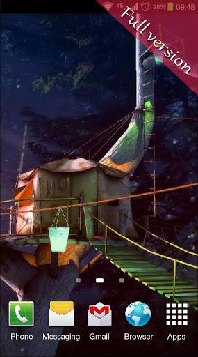 Tree Village 3D Free lwp screenshot 2