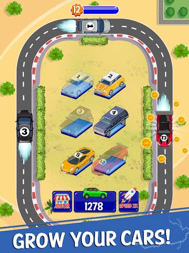 Merge Car - Idle car Clicker Tycoon स्क्रीनशॉट 3