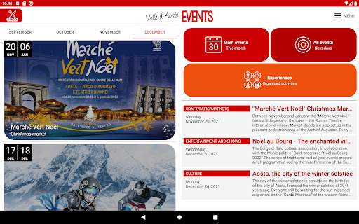 Valle d'Aosta Events screenshot 11