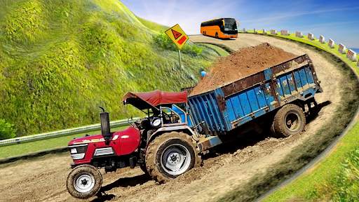 Heavy Tractor Trolley Game 3D screenshot 4