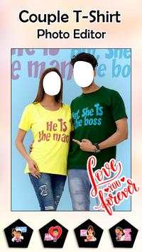 Couple T-Shirt Photo Editor screenshot 4