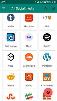 All Social Media and Social Networks in One App screenshot 3