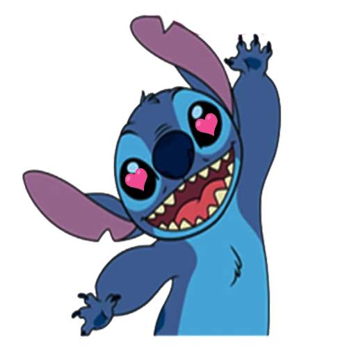 Cute Blue Koala Stitch Stickers for WhatsApp screenshot 2