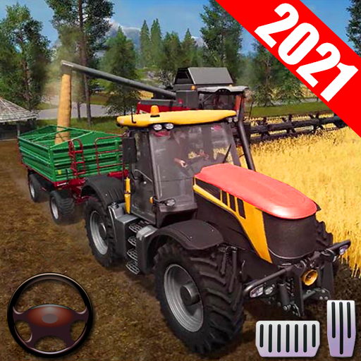 Real Tractor Farming Heavy Driving-Simulator 2021 icon