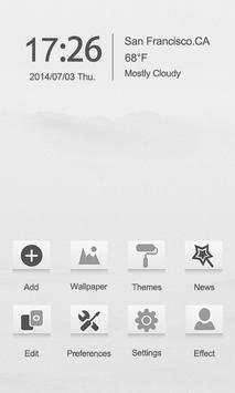 Cream White GO Launcher Theme screenshot 2