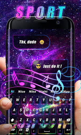 GO Keyboard Theme for Sports स्क्रीनशॉट 4