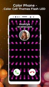Color Phone - Color Call Themes Flash LED 1 تصوير الشاشة