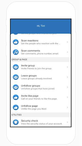 InboxFB - Multiple tools for facebook screenshot 2