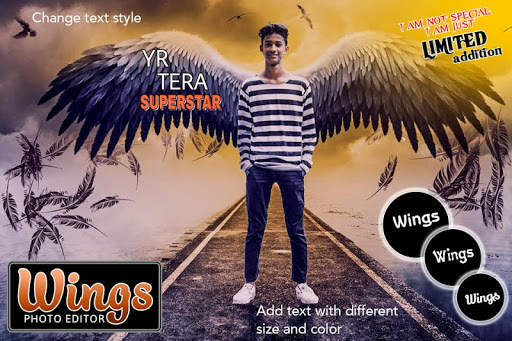 Wings Photo Editor - Wings Photo Frame 3 تصوير الشاشة
