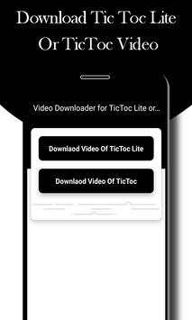 Video Downlaoder For Tic Toc Lite скриншот 2