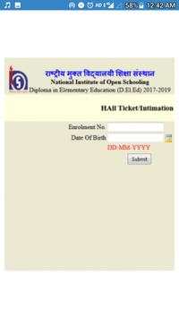 D.EL.ED ADMIT CARD скриншот 3
