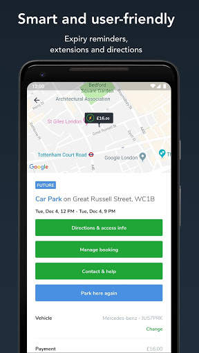 JustPark Parking скриншот 4