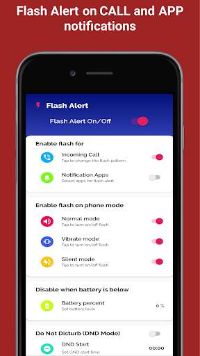 Flash Alert on Call - Flashlight blinking screenshot 1