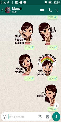 Stiker WA Jowo WAstickerapps screenshot 1