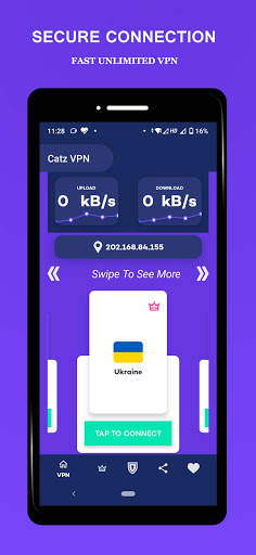 Catz VPN - Free VPN & Unlimited Proxy स्क्रीनशॉट 2