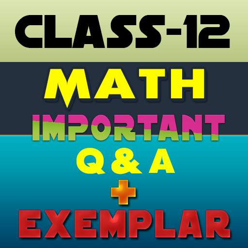 Class 12 Math Exemplar Solutions 1.0