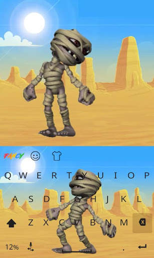 Mummy Dance Fancy Keyboard screenshot 2