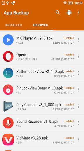 App backup & restore - Apk backup скриншот 6