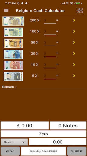 Belgium Easy Cash Calculator Plus screenshot 2