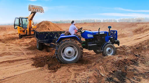 Tractor Trolley: Heavy Cargo Tractor Farming screenshot 3