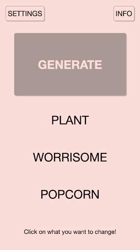 Idea Generator 4 تصوير الشاشة