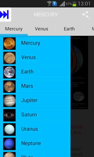 NINE PLANETS screenshot 1