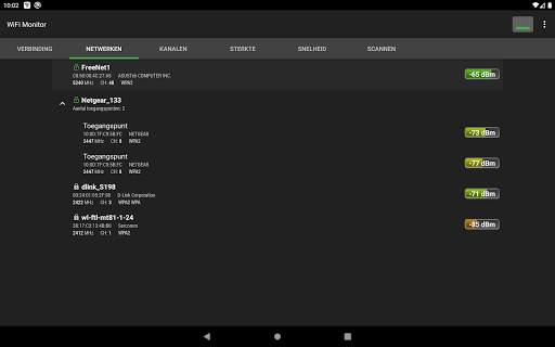 WiFi Monitor: analyser van Wi-Fi-netwerken screenshot 9