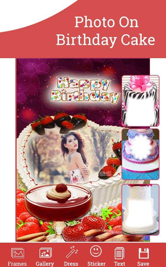 Photo On Birthday Cake screenshot 3