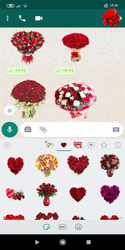 New Flowers Stickers 🌷🌹💐 Roses WAStickerApps screenshot 6