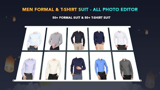Men Formal & T-Shirt Suit : All Photo Suit Editor screenshot 1