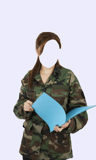 Women Military Photo Suit screenshot 4