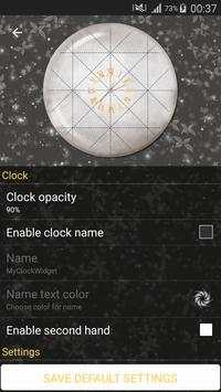 Clock Widget with Seconds 4 تصوير الشاشة