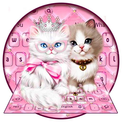 Cute Lovely Kitty Keyboard 10001002