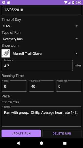 Log My Run screenshot 5