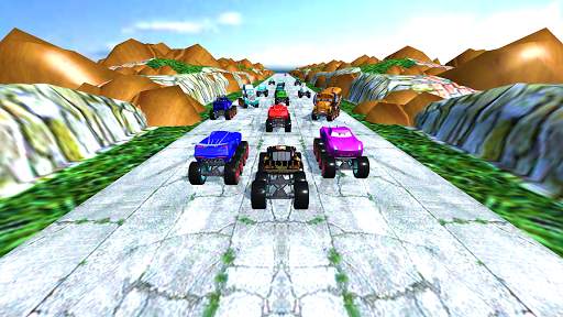 Monster Truck Racing McQueen Traffic Racer Friends screenshot 1