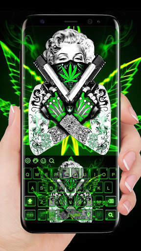 Green lady rasta keyboard screenshot 1