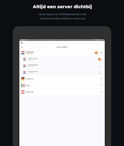 VPN Nederland - Veilig Online en Volledige Privacy screenshot 5