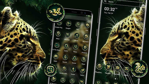 Fractal Leopard Launcher Theme screenshot 1