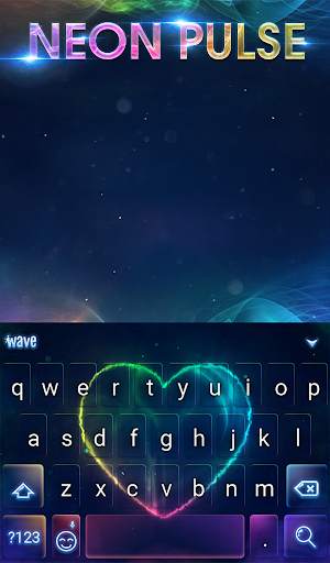 Neon Pulse Animated Keyboard   Live Wallpaper screenshot 2