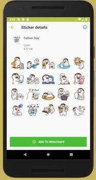 Happy Fathers Day Stickers For Whatsapp screenshot 3