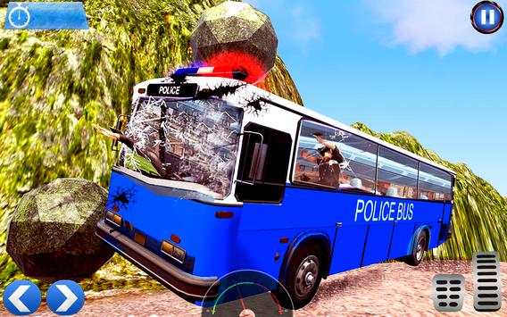 Off road Police Bus Drive Simulator screenshot 4