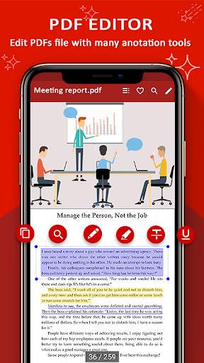 PDF Reader: PDF File Reader for Android screenshot 2