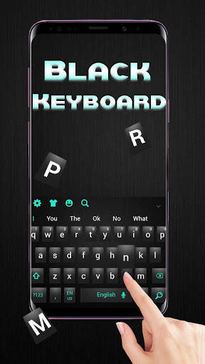 Simple Black Keyboard Theme screenshot 2