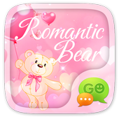 GO SMS ROMANTIC BEAR THEME أيقونة