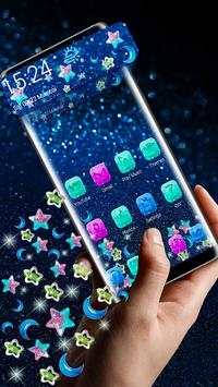 Blue Glitter Gravity Launcher screenshot 1